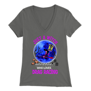 Just A Witch Who Loves Drag Racing T-Shirts