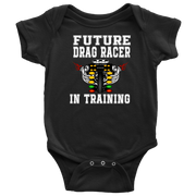 Future Drag Racer In Training Kids Tees