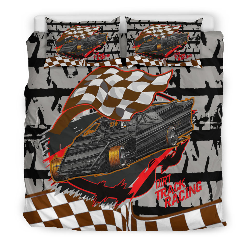 Dirt Track Racing Bedding Set modified