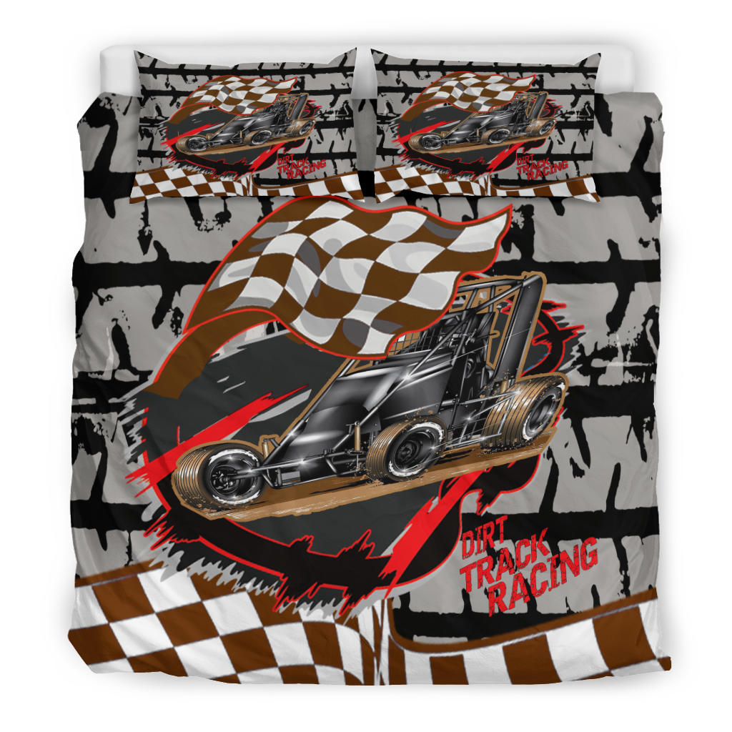 Dirt Track Racing Bedding Set non wing sprint car