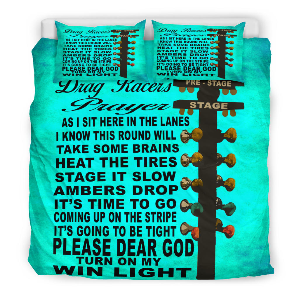 Drag Racer's Prayer Bedding Set