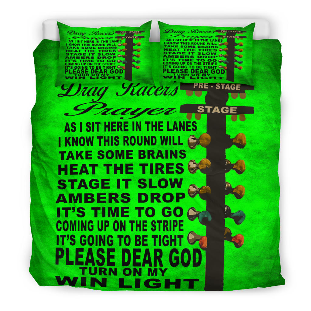 Drag Racer's Prayer Bedding Set