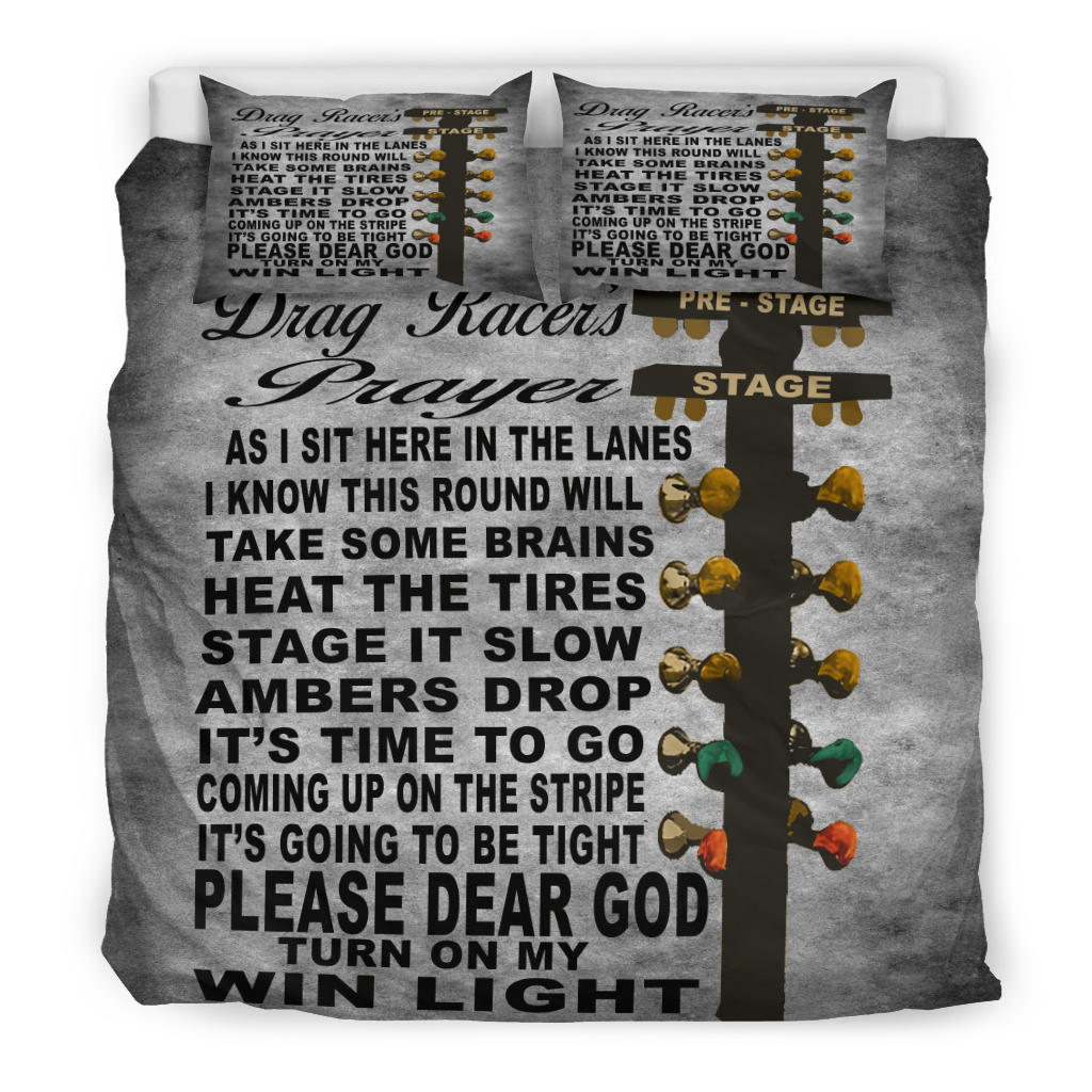 Drag Racer's Prayer Bedding Set