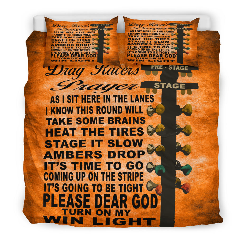 Drag Racer's Prayer Bedding Set