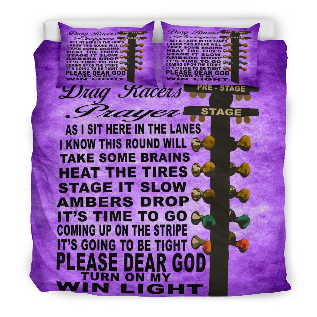 Drag Racer's Prayer Bedding Set