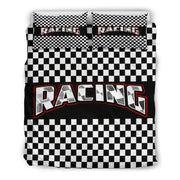 Racing Checkered Flag Bedding Set