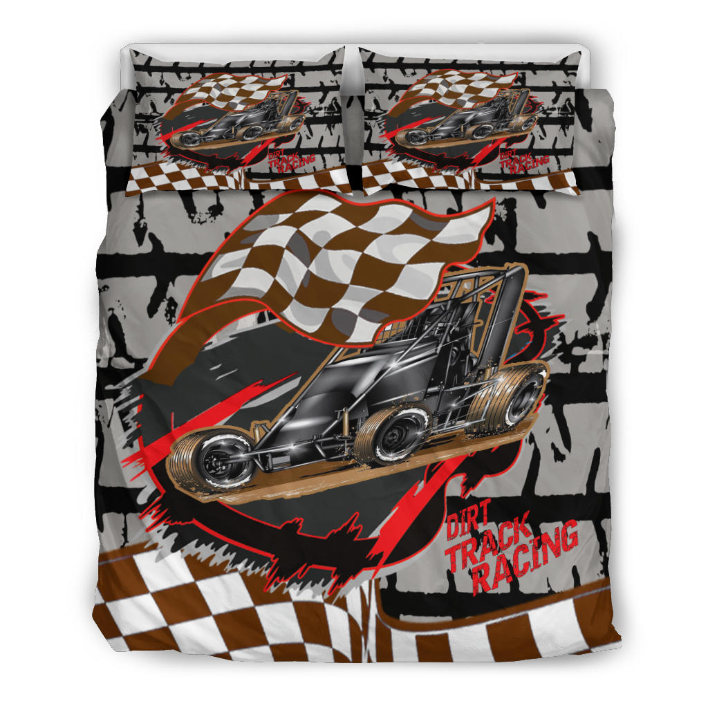Dirt Track Racing Bedding Set non wing sprint car