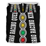 Drag Racing Queen and King Bedding Set