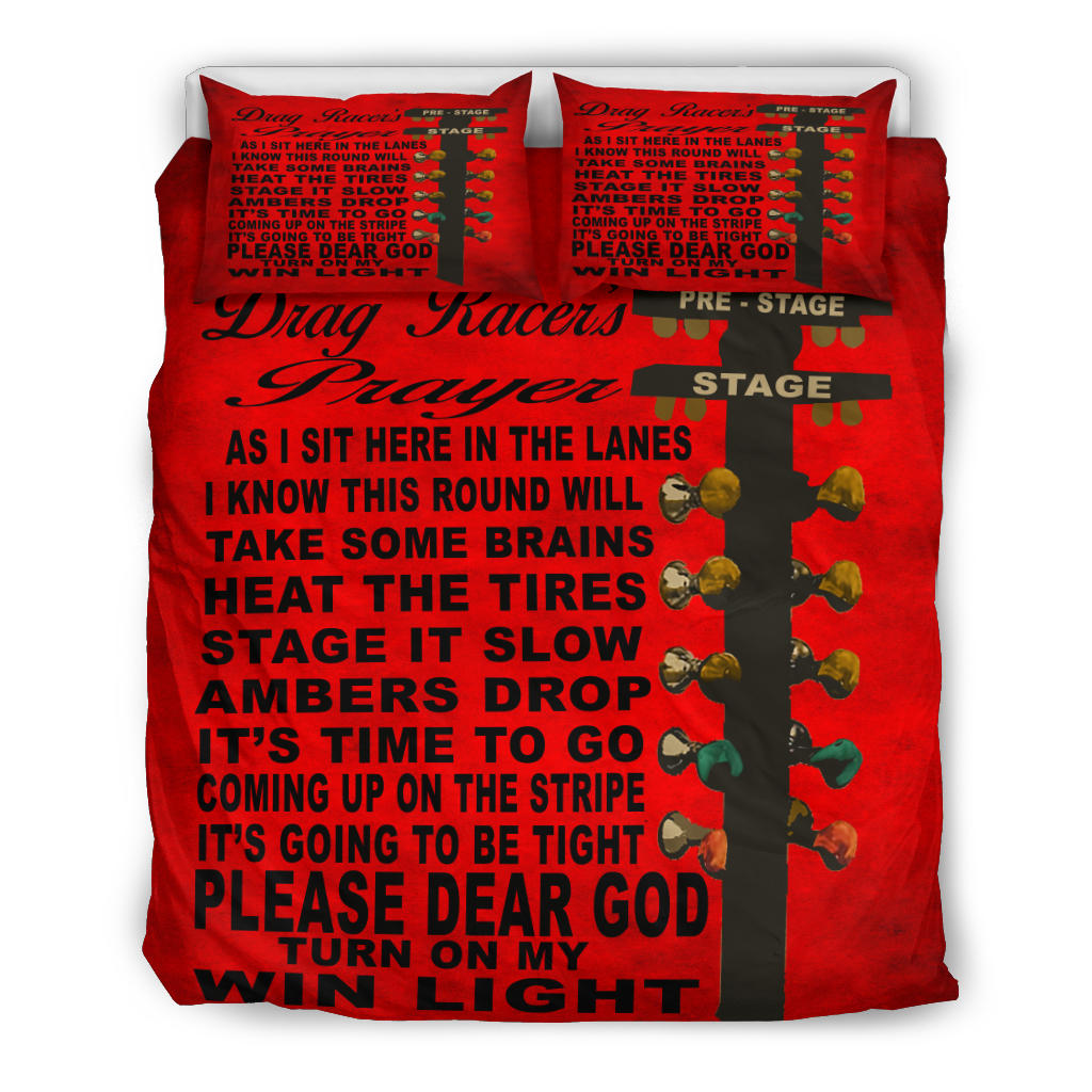 Drag Racer's Prayer Bedding Set