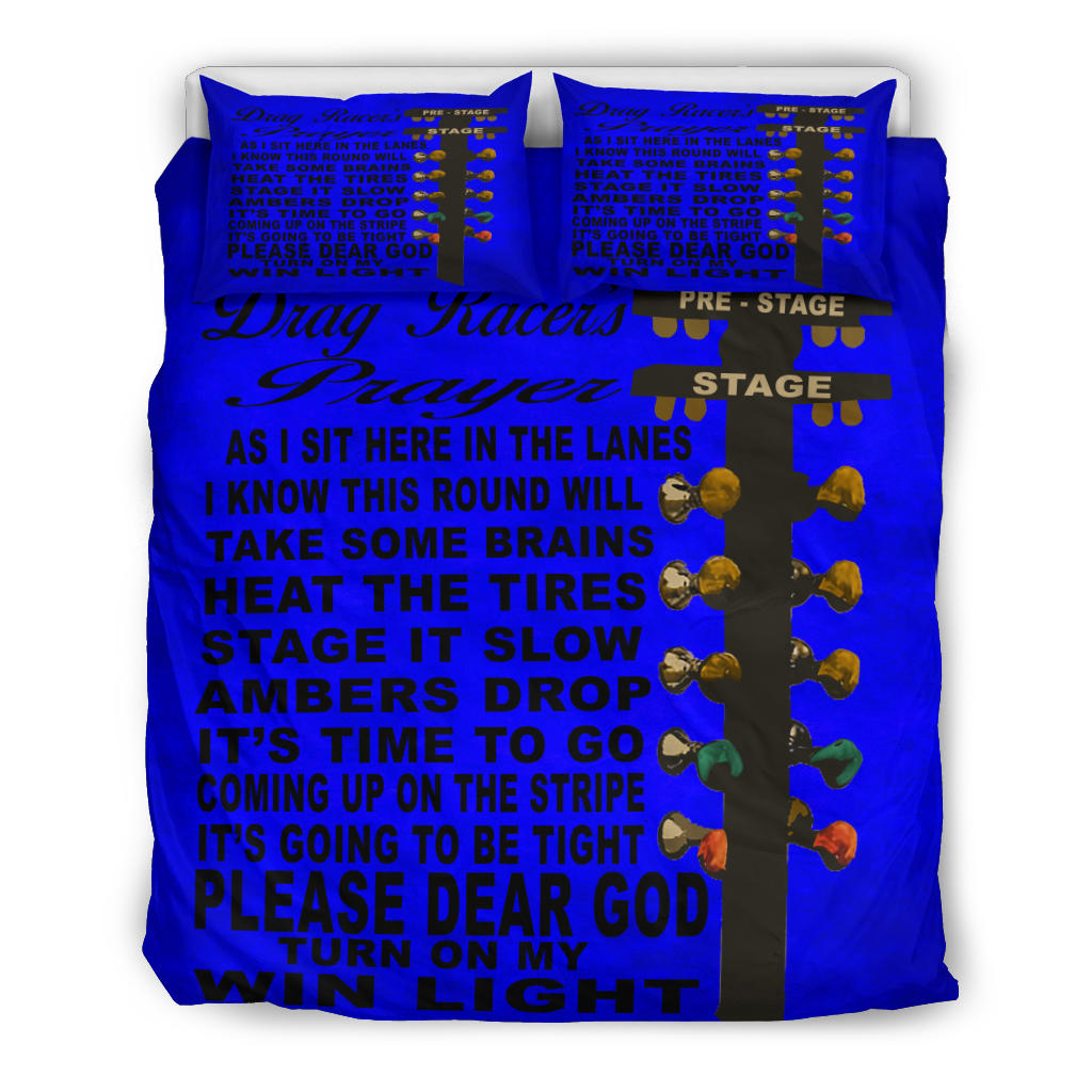 Drag Racer's Prayer Bedding Set