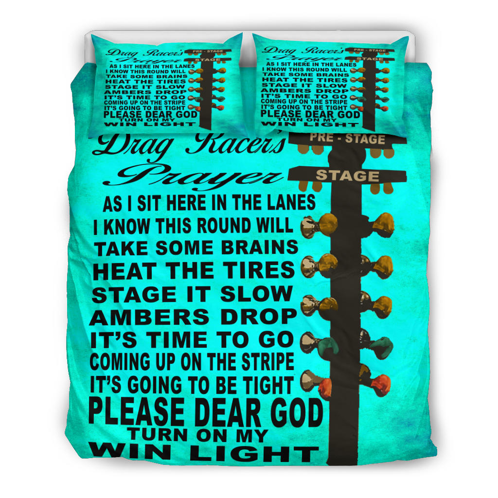 Drag Racer's Prayer Bedding Set