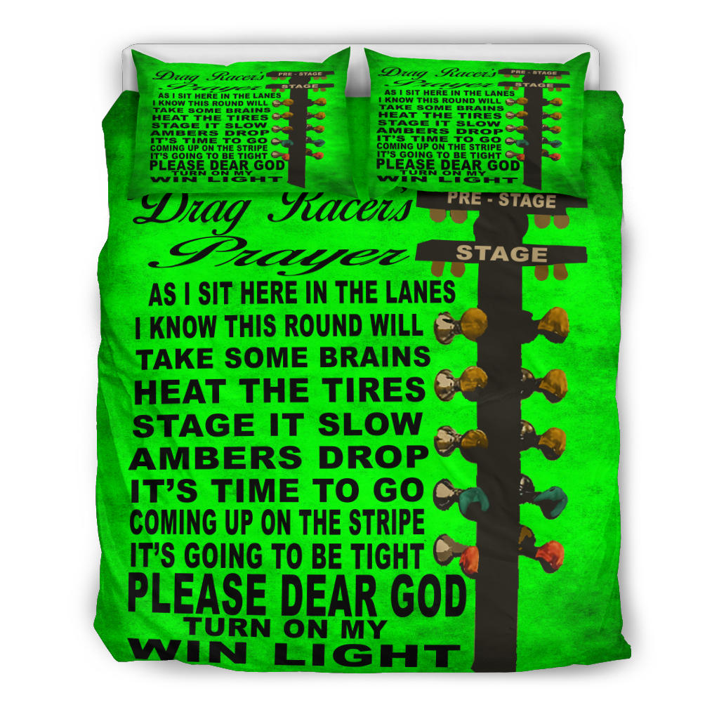Drag Racer's Prayer Bedding Set