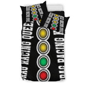 Drag Racing Queen and King Bedding Set