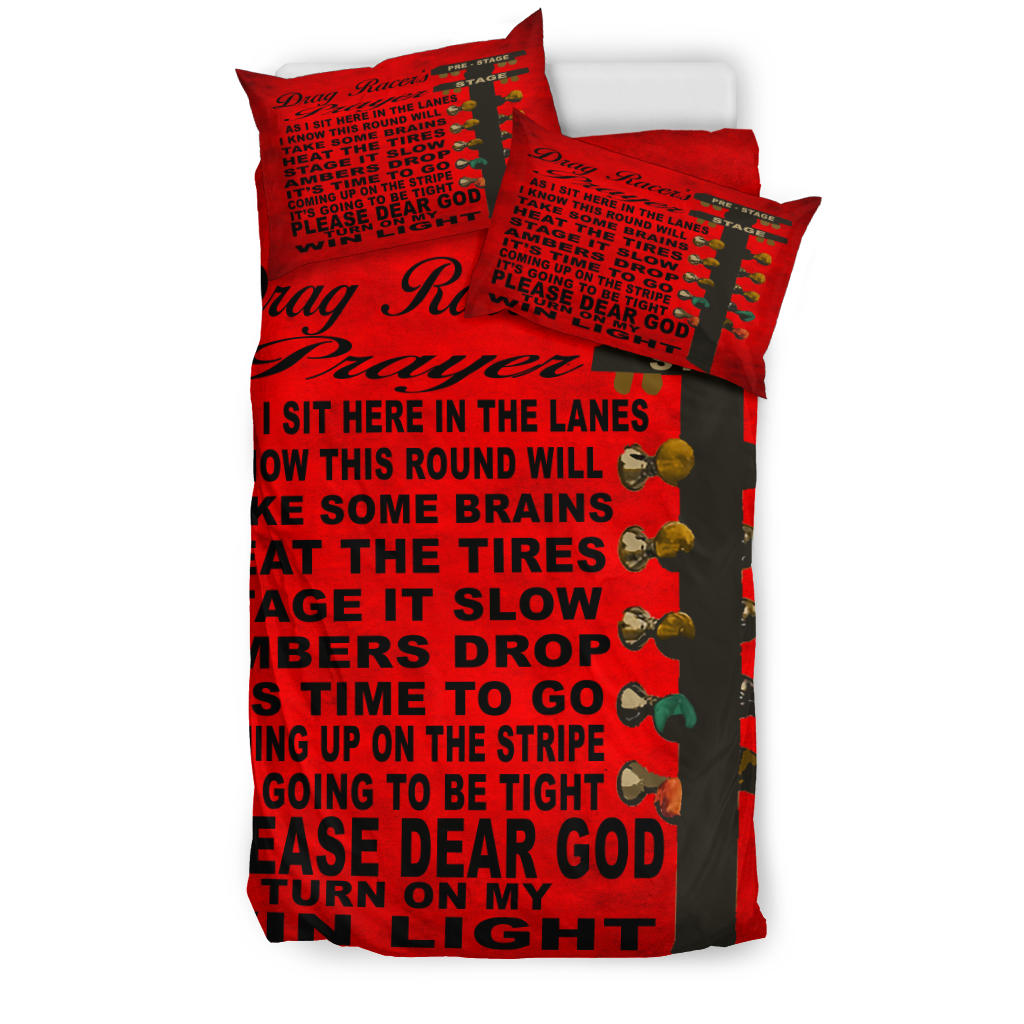Drag Racer's Prayer Bedding Set