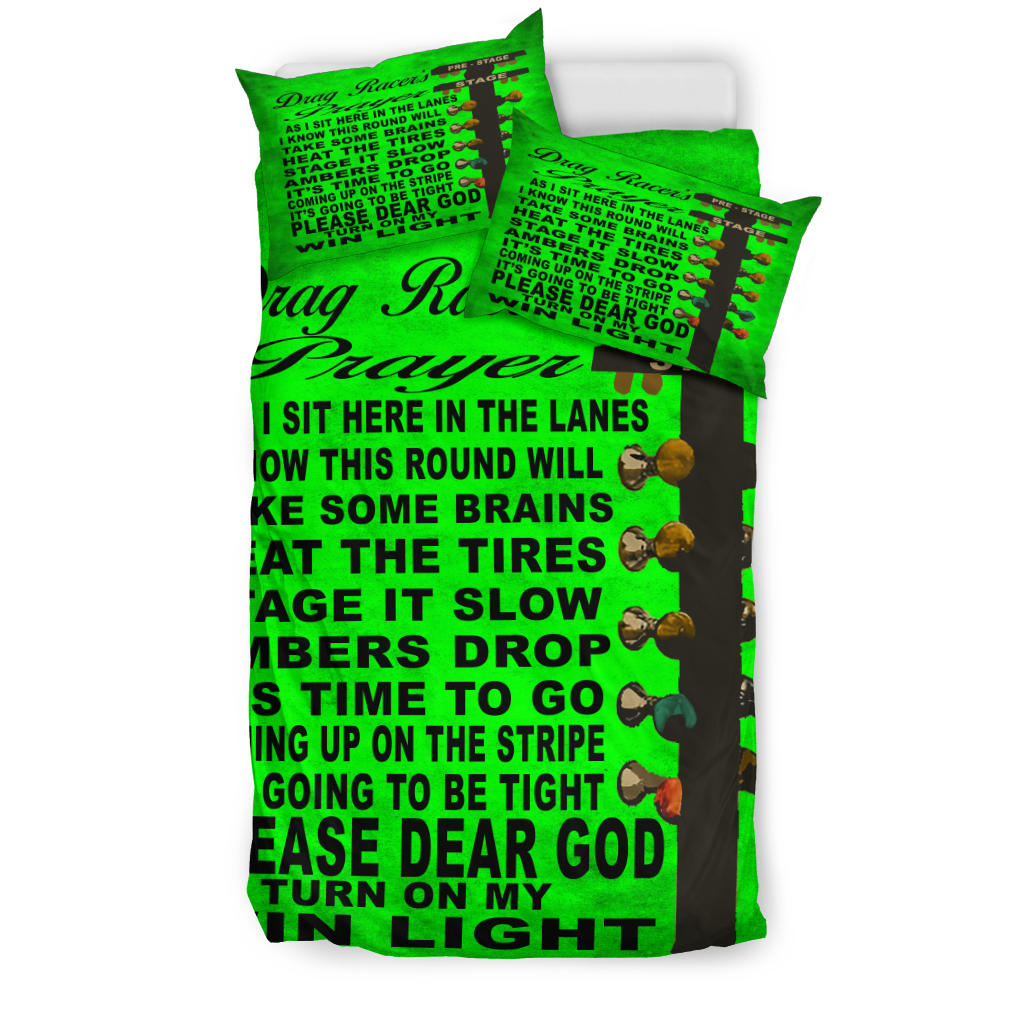 Drag Racer's Prayer Bedding Set