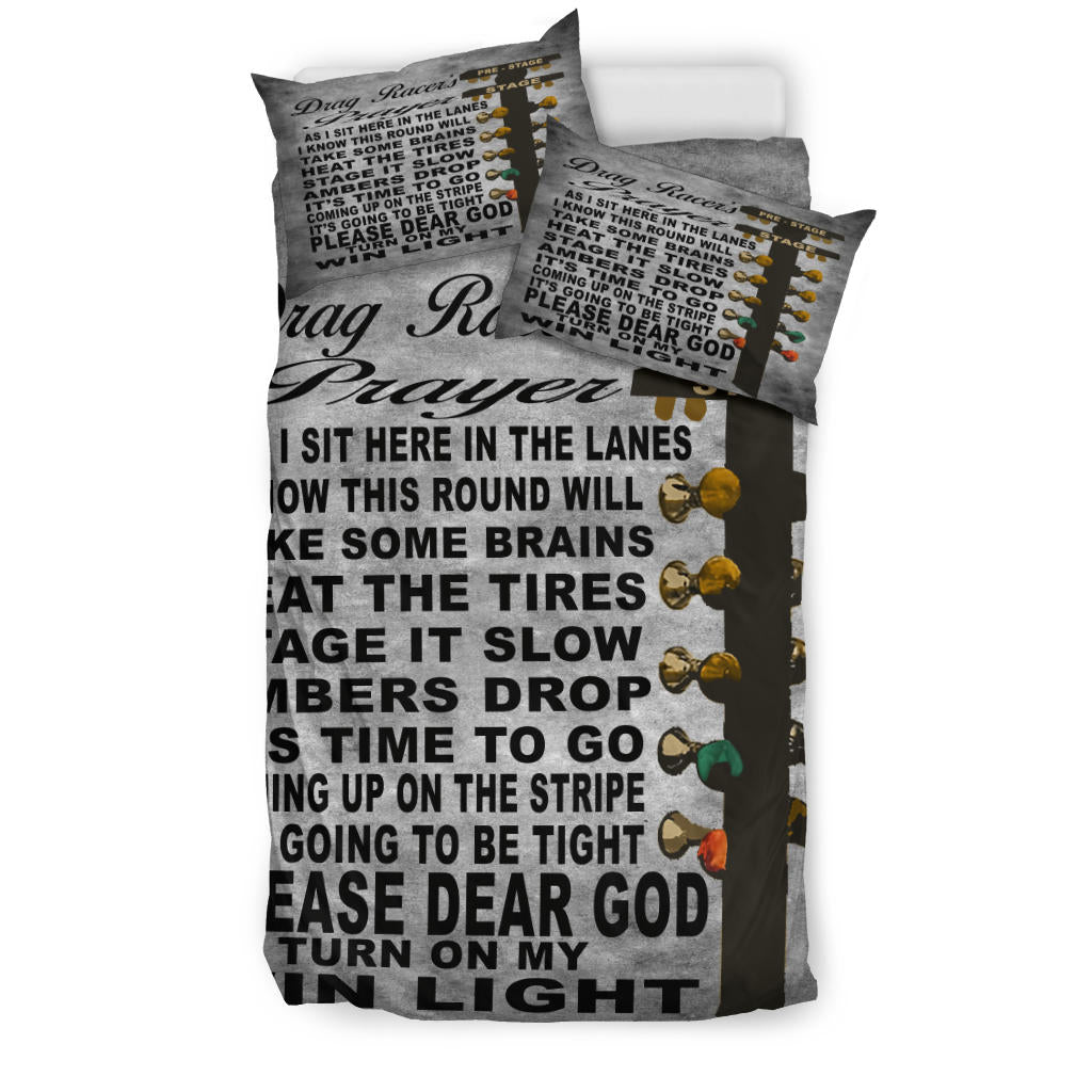 Drag Racer's Prayer Bedding Set