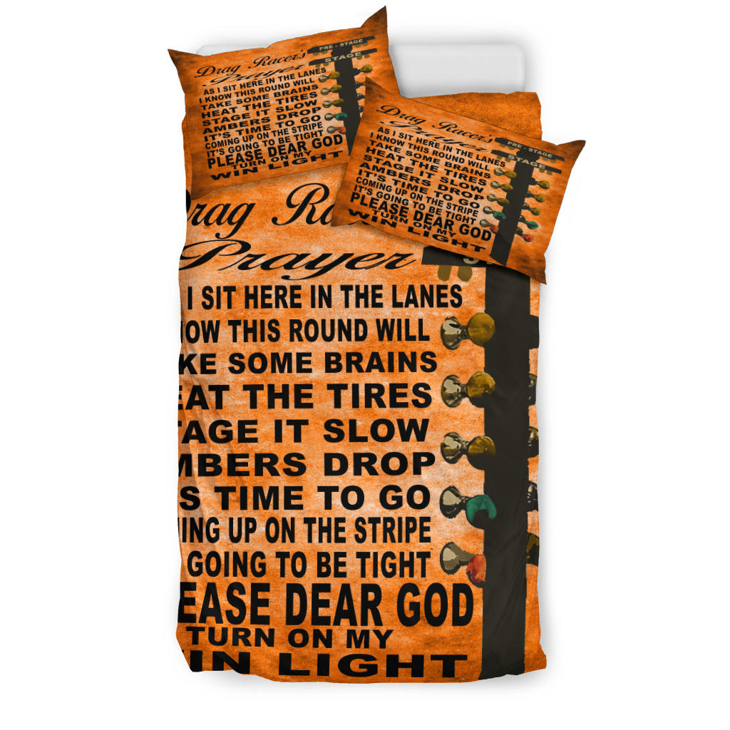 Drag Racer's Prayer Bedding Set