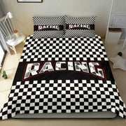 Racing Checkered Flag Bedding Set