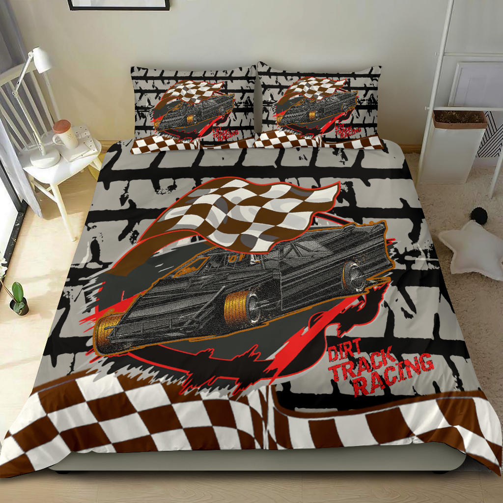 Dirt Track Racing Bedding Set modified