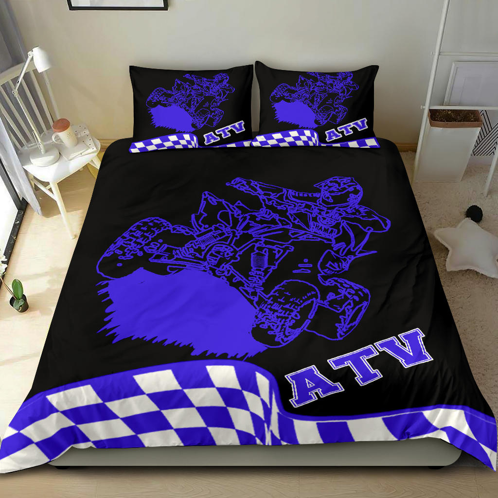 ATV Bedding Set Blue