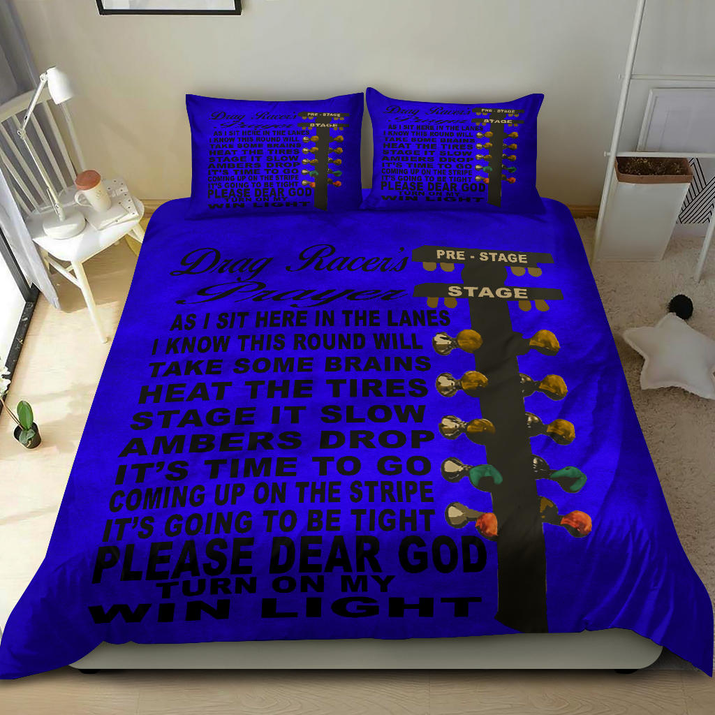 Drag Racer's Prayer Bedding Set