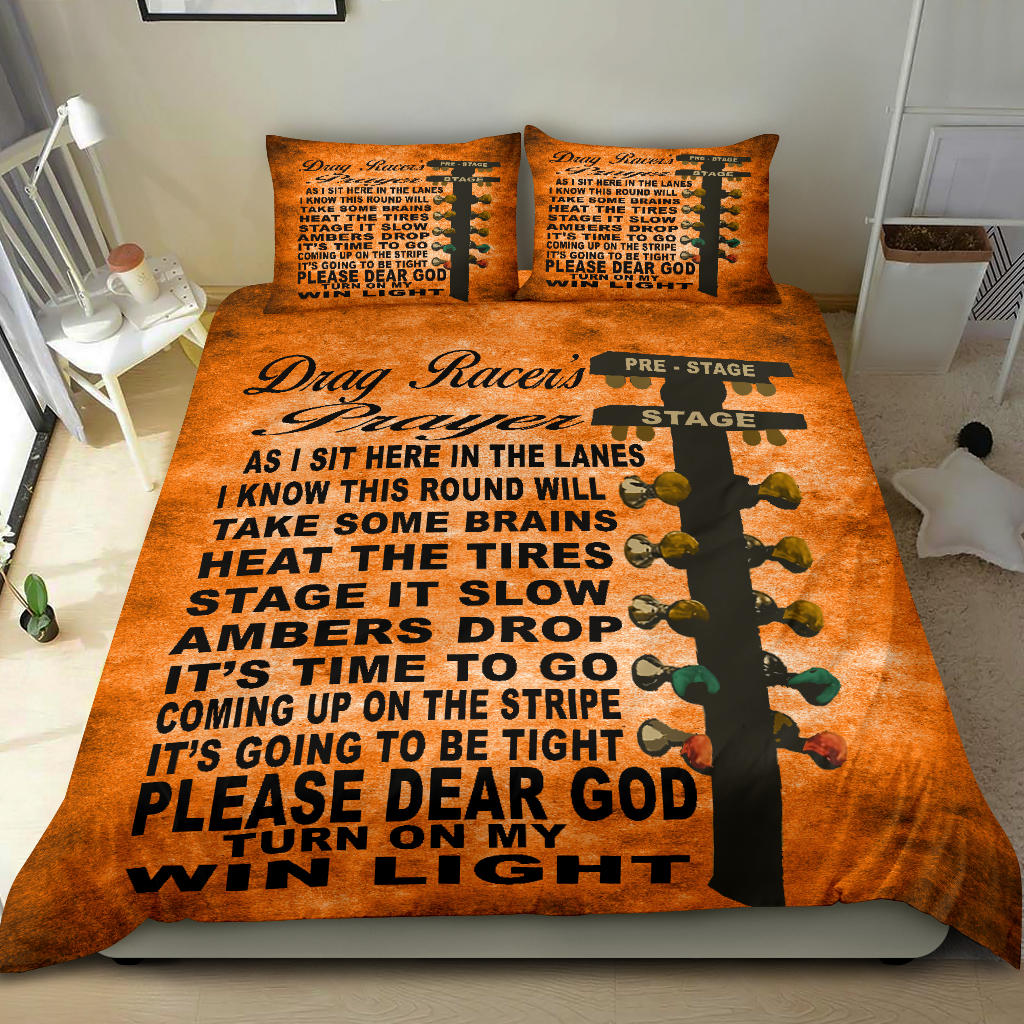 Drag Racer's Prayer Bedding Set