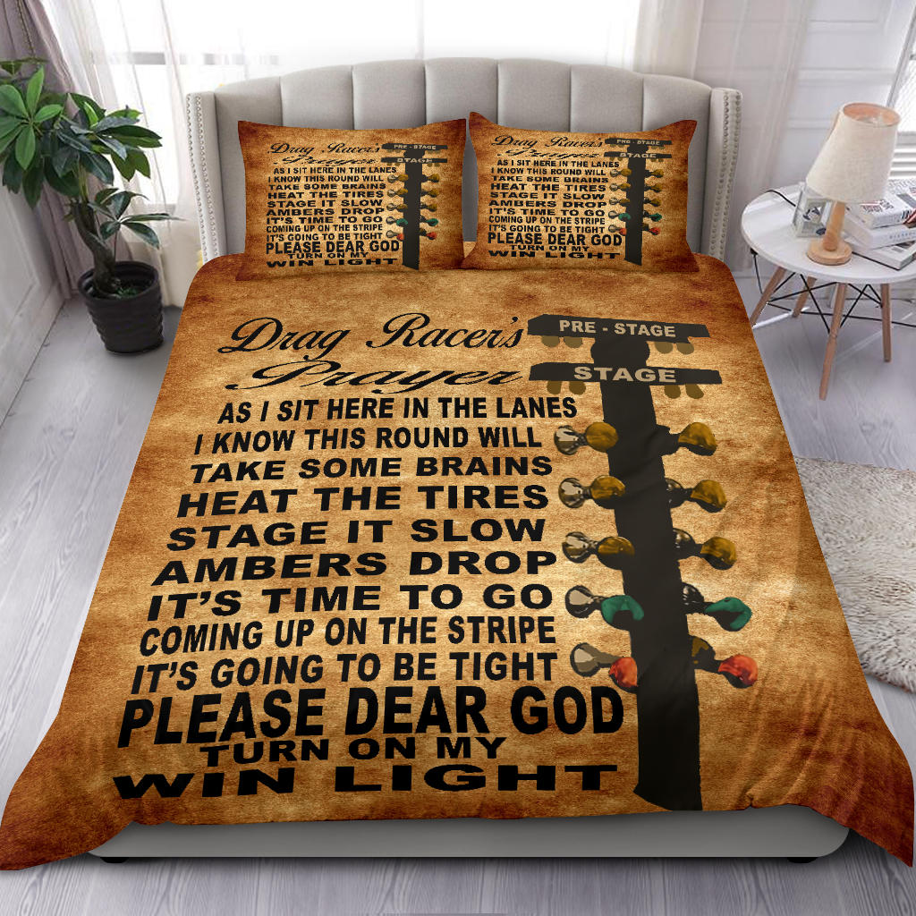 Drag Racer's Prayer Bedding Set