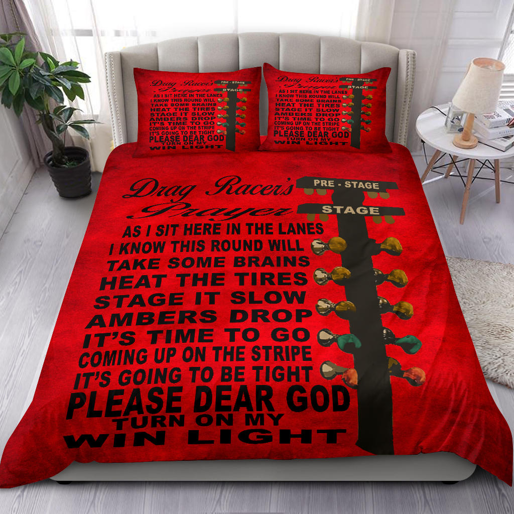 Drag Racer's Prayer Bedding Set