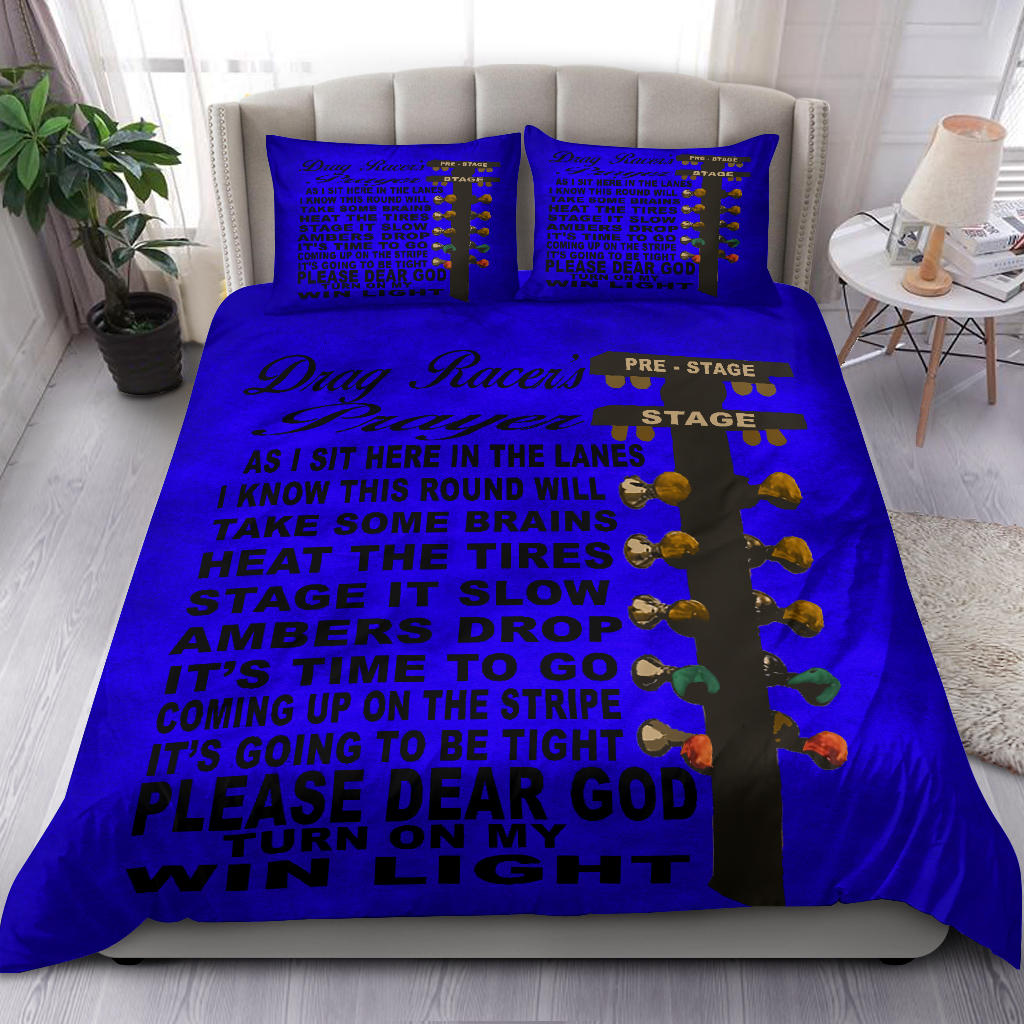 Drag Racer's Prayer Bedding Set
