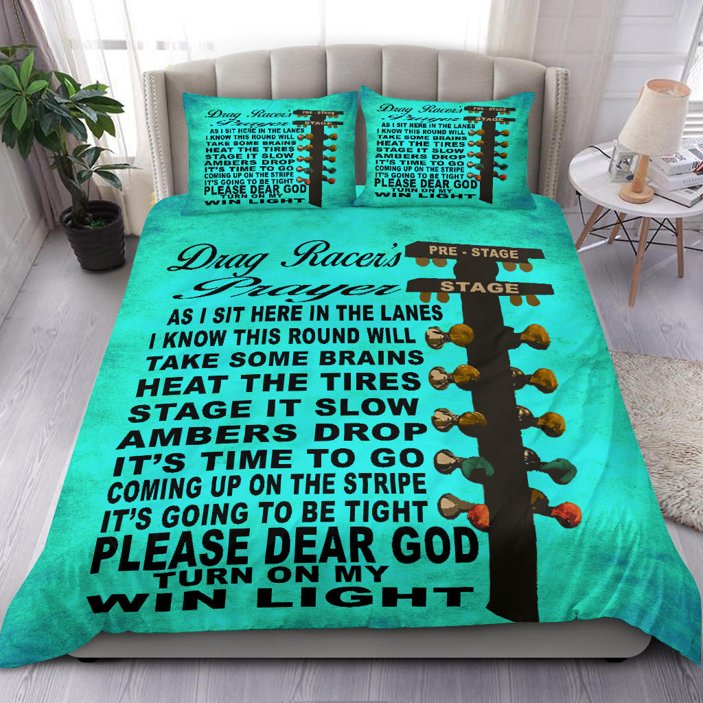 Drag Racer's Prayer Bedding Set