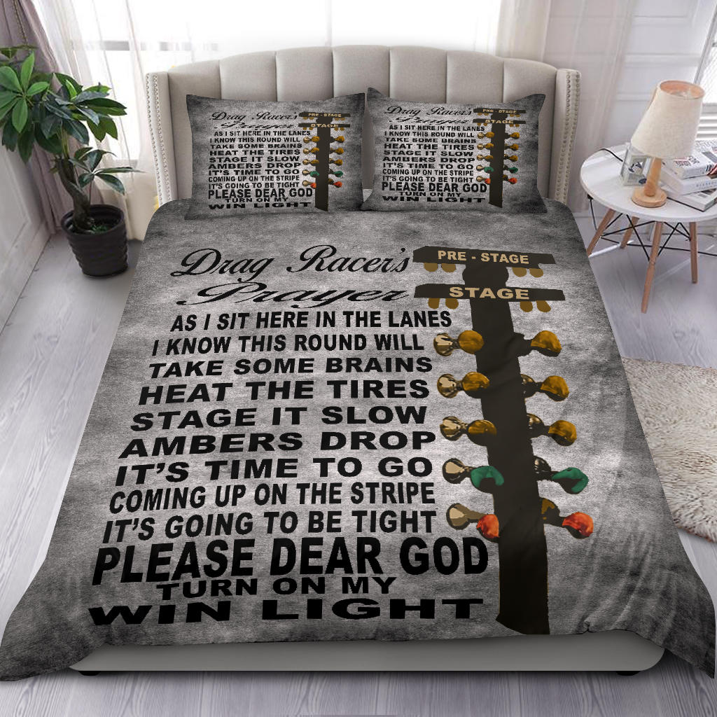 Drag Racer's Prayer Bedding Set