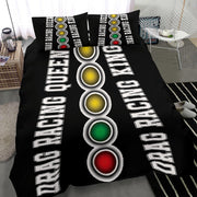Drag Racing Queen and King Bedding Set