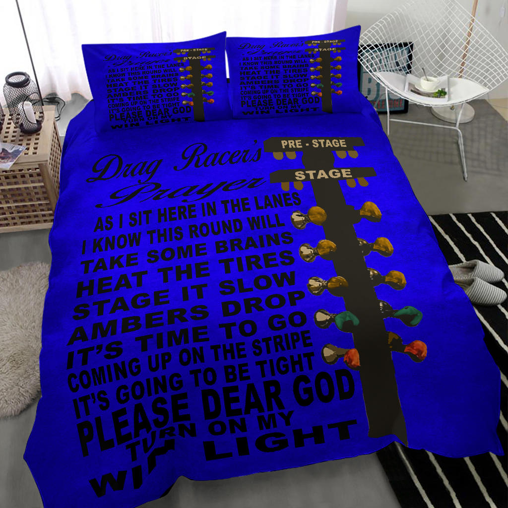 Drag Racer's Prayer Bedding Set