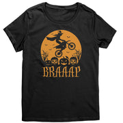 dirt bike girl halloween t-shirts