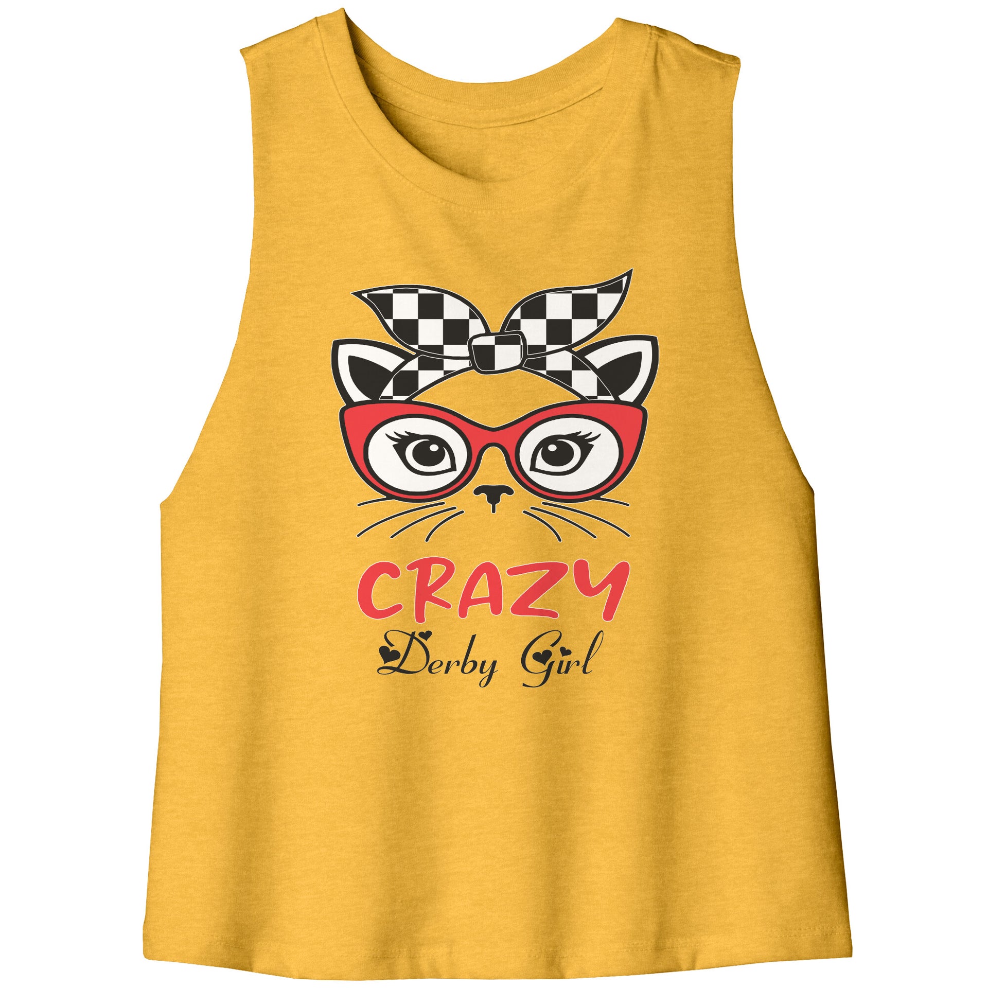 Crazy Derby girl Crop Top tank top