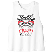 Crazy Derby girlfriend Crop Top hoodie