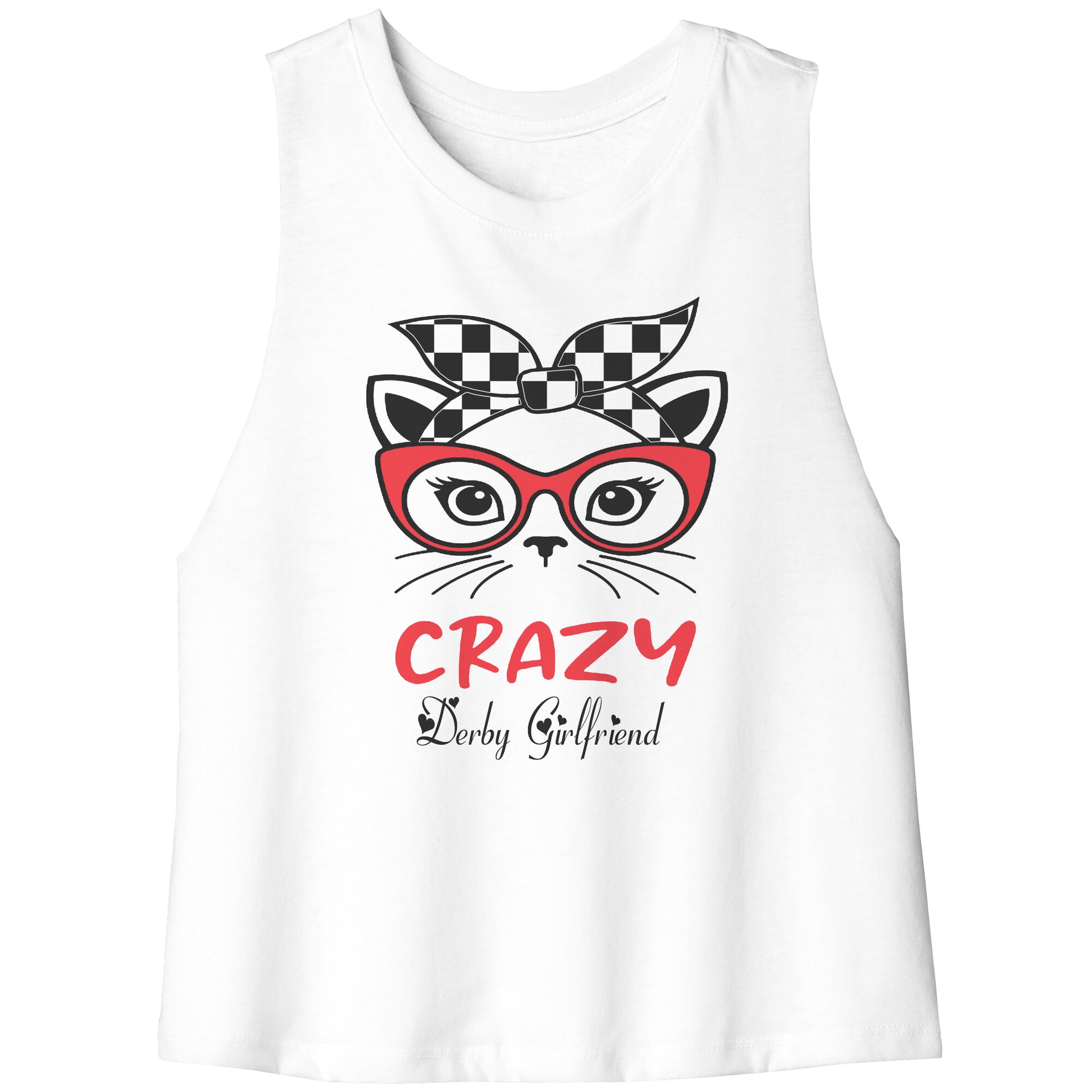 Crazy Derby girlfriend Crop Top hoodie
