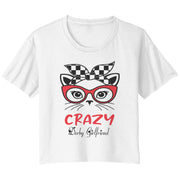 Crazy Derby girlfriend Crop Top hoodie