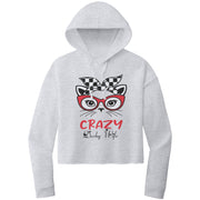 Crazy Derby wife Crop Top hoodie