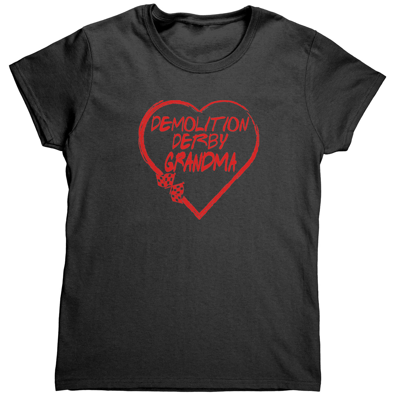 Demolition Derby Grandma Heart T-Shirts