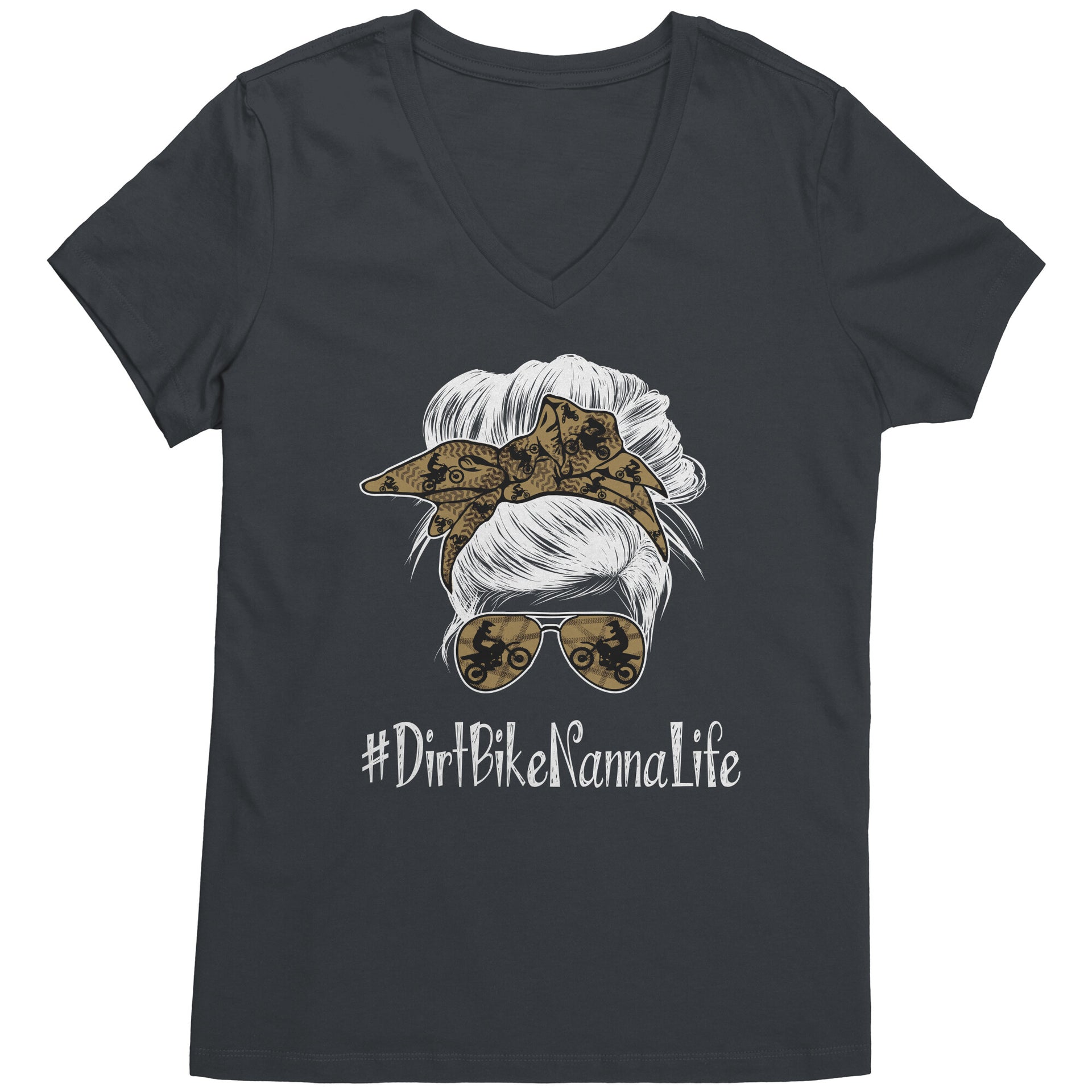 Dirt Bike Nanna Life T-Shirts