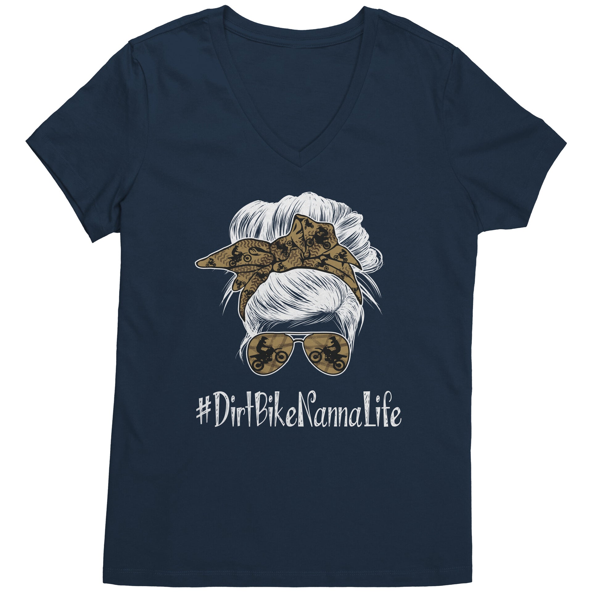 Dirt Bike Nanna Life T-Shirts