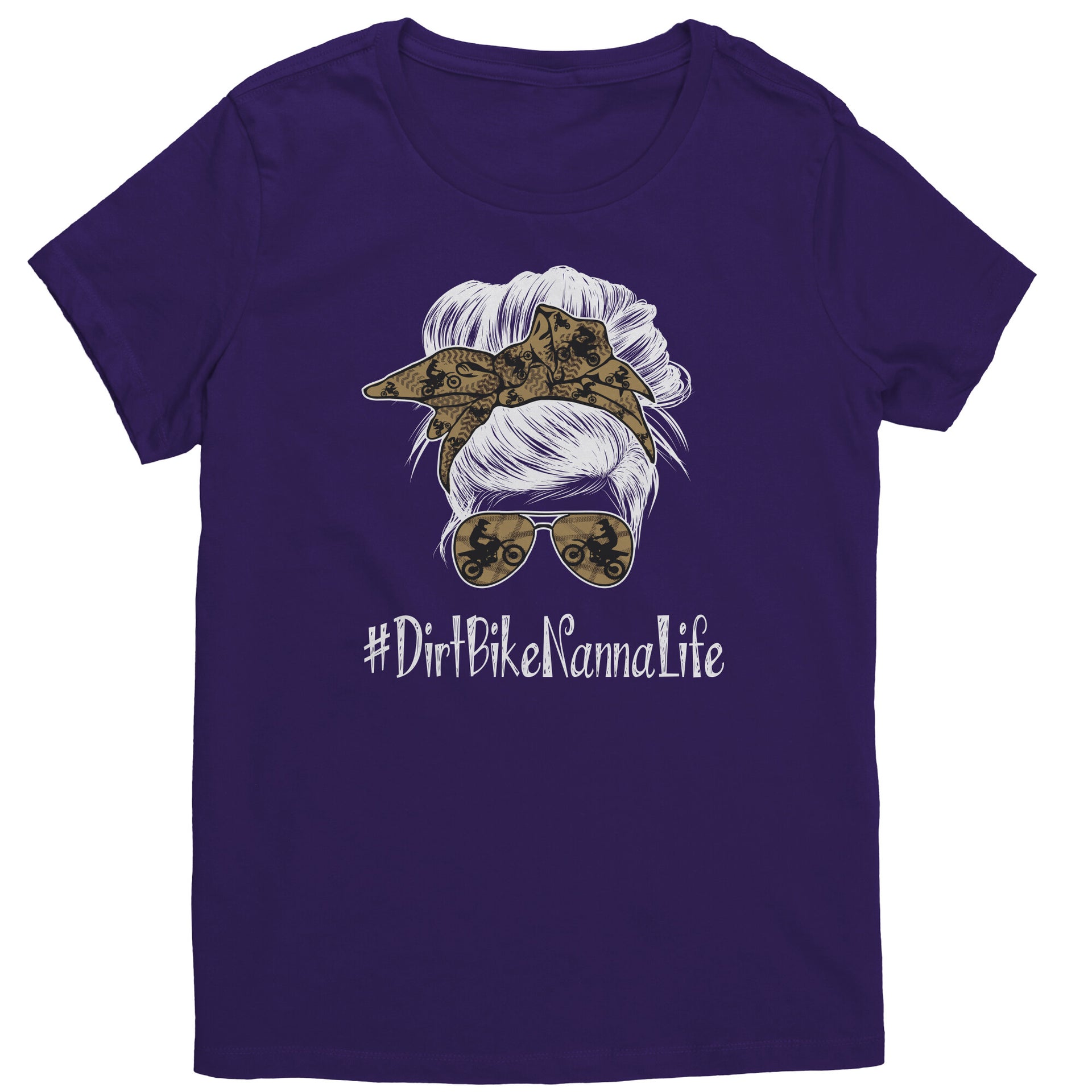 Dirt Bike Nanna Life T-Shirts