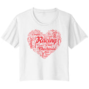 Dirt Track Racing Daughter Crop T-shirt