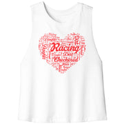 Dirt Track Racing Daughter Racerback Crop Tank