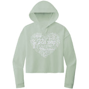 Dirt Track Racing Mom Crop Top hoodie