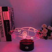 Drag Racing Chevy Monza 3D Led Lamp