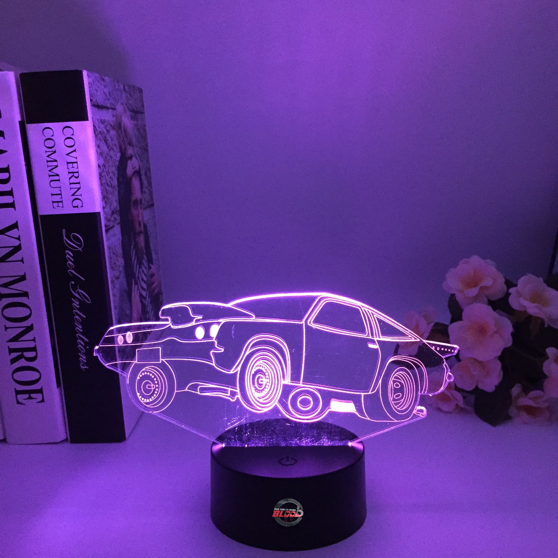 Drag Racing Chevy Monza 3D Led Lamp