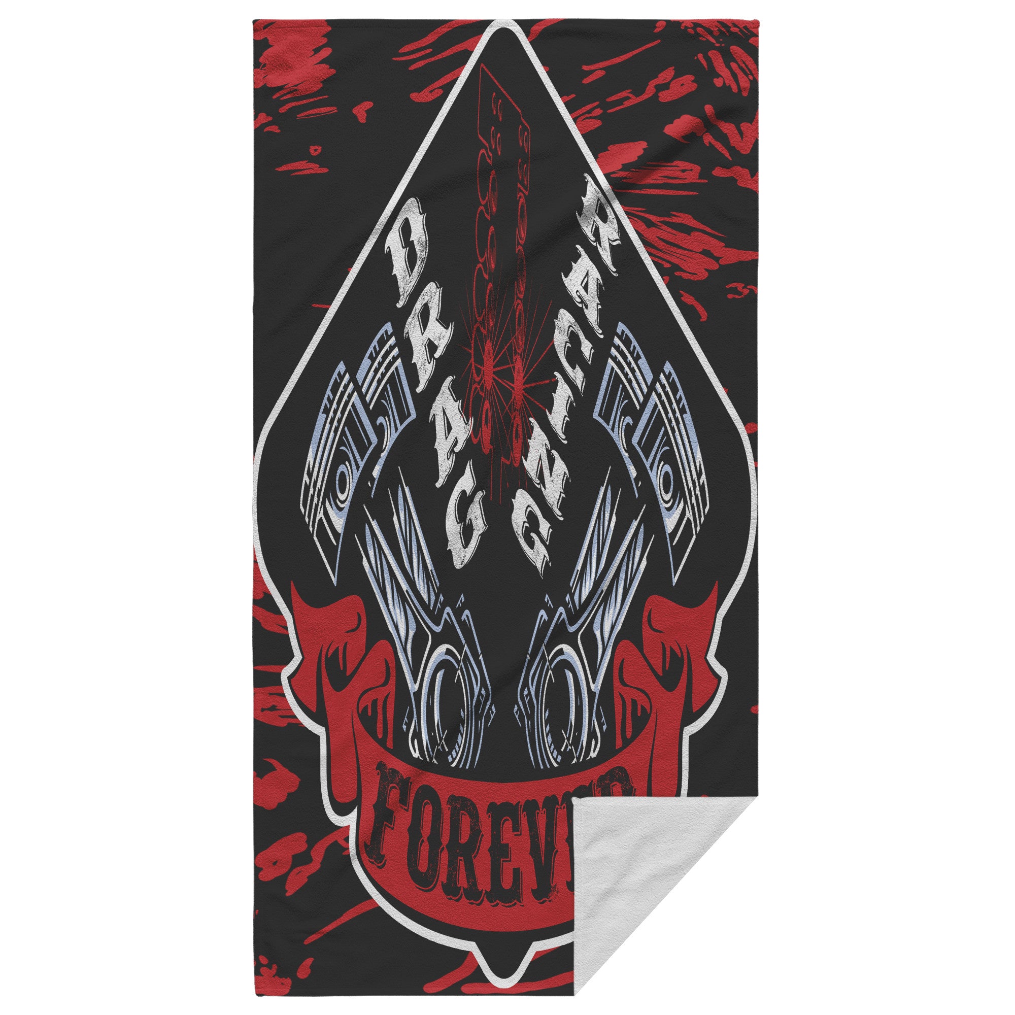 Drag Racing Beach Towel RBPis