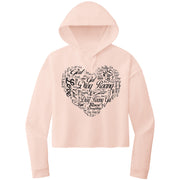 Drag Racing Girl Crop Top hoodie